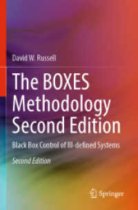 The BOXES Methodology Second Edition : Black Box Control of Ill-defined Systems （2ND）