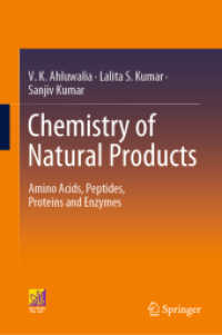 天然物化学（テキスト）<br>Chemistry of Natural Products : Amino Acids, Peptides, Proteins and Enzymes