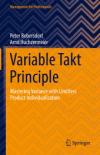 Variable Takt Principle : Mastering Variance with Limitless Product Individualization (Management for Professionals)