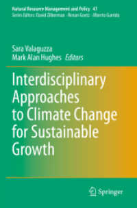Interdisciplinary Approaches to Climate Change for Sustainable Growth (Natural Resource Management and Policy)