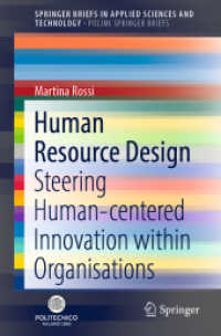 Human Resource Design : Steering Human-centered Innovation within Organisations (Springerbriefs in Applied Sciences and Technology)
