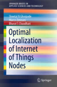 Optimal Localization of Internet of Things Nodes (Springerbriefs in Applied Sciences and Technology)