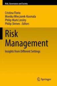 Risk Management : Insights from Different Settings (Risk, Governance and Society)