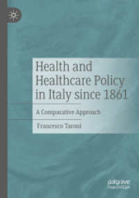 Health and Healthcare Policy in Italy since 1861 : A Comparative Approach （2021）