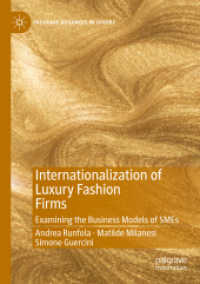 Internationalization of Luxury Fashion Firms : Examining the Business Models of SMEs (Palgrave Advances in Luxury)