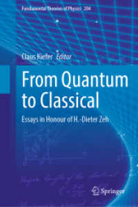 From Quantum to Classical : Essays in Honour of H.-Dieter Zeh (Fundamental Theories of Physics)