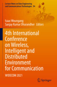 4th International Conference on Wireless, Intelligent and Distributed Environment for Communication : WIDECOM 2021 (Lecture Notes on Data Engineering and Communications Technologies)