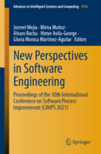 New Perspectives in Software Engineering : Proceedings of the 10th International Conference on Software Process Improvement (CIMPS 2021) (Advances in Intelligent Systems and Computing)