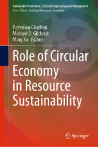 Role of Circular Economy in Resource Sustainability (Sustainable Production, Life Cycle Engineering and Management)