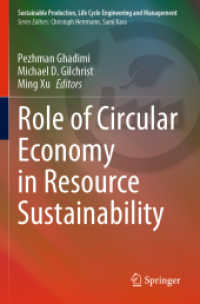Role of Circular Economy in Resource Sustainability (Sustainable Production, Life Cycle Engineering and Management)