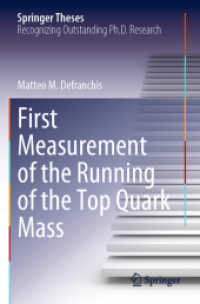 First Measurement of the Running of the Top Quark Mass (Springer Theses) （2021）