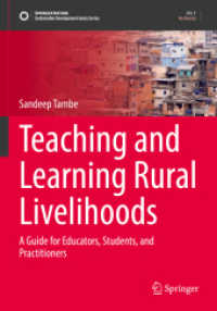 Teaching and Learning Rural Livelihoods : A Guide for Educators, Students, and Practitioners (Sustainable Development Goals Series) （2022）
