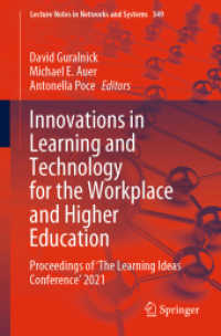 Innovations in Learning and Technology for the Workplace and Higher Education : Proceedings of 'The Learning Ideas Conference' 2021 (Lecture Notes in Networks and Systems)