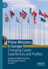 Prime Ministers in Europe : Changing Career Experiences and Profiles (Palgrave Studies in Political Leadership)