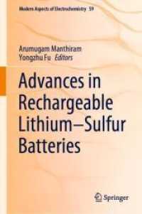 Advances in Rechargeable Lithium-Sulfur Batteries (Modern Aspects of Electrochemistry)
