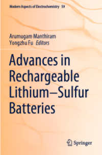 Advances in Rechargeable Lithium-Sulfur Batteries (Modern Aspects of Electrochemistry)