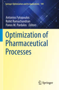 Optimization of Pharmaceutical Processes (Springer Optimization and Its Applications)