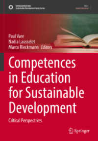 Competences in Education for Sustainable Development : Critical Perspectives (Sustainable Development Goals Series)