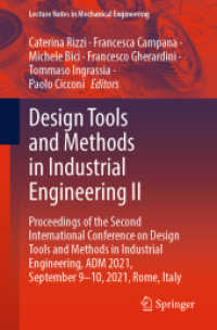 Design Tools and Methods in Industrial Engineering II : Proceedings of the Second International Conference on Design Tools and Methods in Industrial Engineering, ADM 2021, September 9-10, 2021, Rome, Italy (Lecture Notes in Mechanical Engineering)