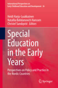 Special Education in the Early Years : Perspectives on Policy and Practice in the Nordic Countries (International Perspectives on Early Childhood Education and Development)