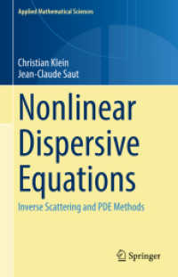 Nonlinear Dispersive Equations : Inverse Scattering and PDE Methods (Applied Mathematical Sciences)