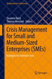 Crisis Management for Small and Medium-Sized Enterprises (SMEs) : Strategies for External Crises (Management for Professionals)