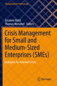 Crisis Management for Small and Medium-Sized Enterprises (SMEs) : Strategies for External Crises (Management for Professionals)