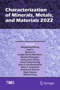 Characterization of Minerals, Metals, and Materials 2022 (The Minerals, Metals & Materials Series) （2022）