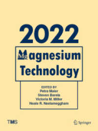 Magnesium Technology 2022 (The Minerals, Metals & Materials Series)