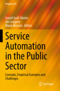 Service Automation in the Public Sector : Concepts, Empirical Examples and Challenges (Progress in Is)