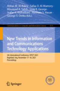 New Trends in Information and Communications Technology Applications : 5th International Conference, NTICT 2021, Baghdad, Iraq, November 17-18, 2021, Proceedings (Communications in Computer and Information Science)