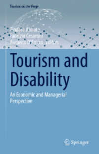 Tourism and Disability : An Economic and Managerial Perspective (Tourism on the Verge)