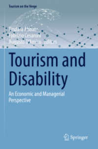Tourism and Disability : An Economic and Managerial Perspective (Tourism on the Verge)