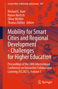 Mobility for Smart Cities and Regional Development - Challenges for Higher Education : Proceedings of the 24th International Conference on Interactive Collaborative Learning (ICL2021), Volume 1 (Lecture Notes in Networks and Systems)