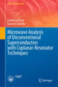 Microwave Analysis of Unconventional Superconductors with Coplanar-Resonator Techniques (Polito Springer Series) （2022）