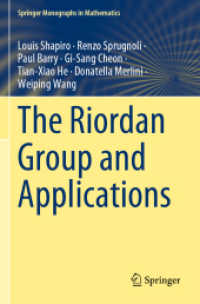 The Riordan Group and Applications (Springer Monographs in Mathematics)
