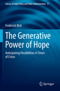 The Generative Power of Hope : Anticipating Possibilities in Times of Crises (Library of Public Policy and Public Administration)