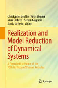 Realization and Model Reduction of Dynamical Systems : A Festschrift in Honor of the 70th Birthday of Thanos Antoulas