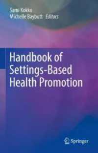 Handbook of Settings-Based Health Promotion （2022）