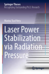 Laser Power Stabilization via Radiation Pressure (Springer Theses)