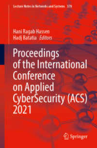 Proceedings of the International Conference on Applied CyberSecurity (ACS) 2021 (Lecture Notes in Networks and Systems)