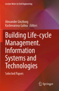 Building Life-cycle Management. Information Systems and Technologies : Selected Papers (Lecture Notes in Civil Engineering)