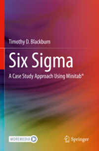 Six Sigma : A Case Study Approach Using Minitab® （2022）