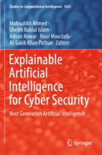 Explainable Artificial Intelligence for Cyber Security : Next Generation Artificial Intelligence (Studies in Computational Intelligence)