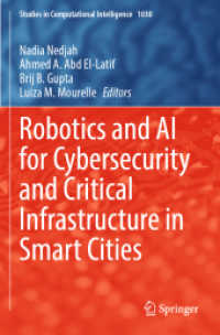 Robotics and AI for Cybersecurity and Critical Infrastructure in Smart Cities (Studies in Computational Intelligence)