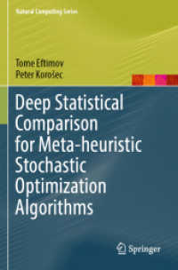 Deep Statistical Comparison for Meta-heuristic Stochastic Optimization Algorithms (Natural Computing Series) （2022）