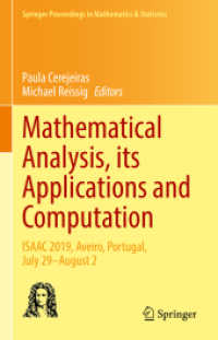 Mathematical Analysis, its Applications and Computation : ISAAC 2019, Aveiro, Portugal, July 29-August 2 (Springer Proceedings in Mathematics & Statistics)