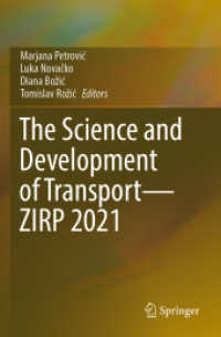 The Science and Development of Transport—ZIRP 2021 （2022）