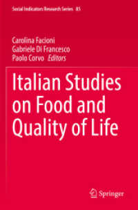 Italian Studies on Food and Quality of Life (Social Indicators Research Series)