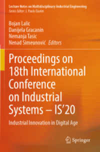 Proceedings on 18th International Conference on Industrial Systems - IS'20 : Industrial Innovation in Digital Age (Lecture Notes on Multidisciplinary Industrial Engineering)